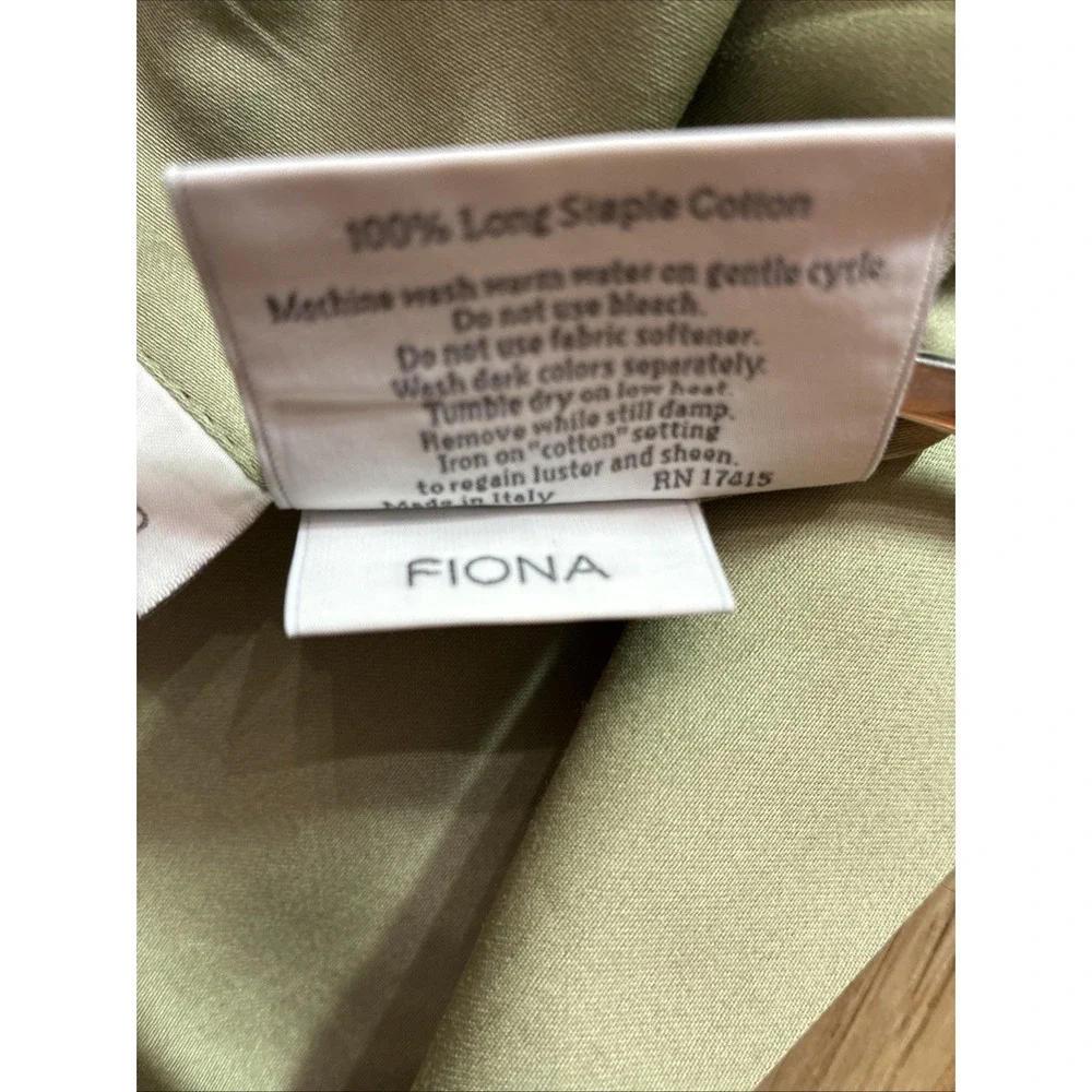 SFERRA Boudoir Pillow Sham Fiona NWOT Sage Green 12